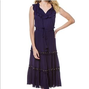 Misa Los Angeles Gabriella Grommet Midi Dress XS